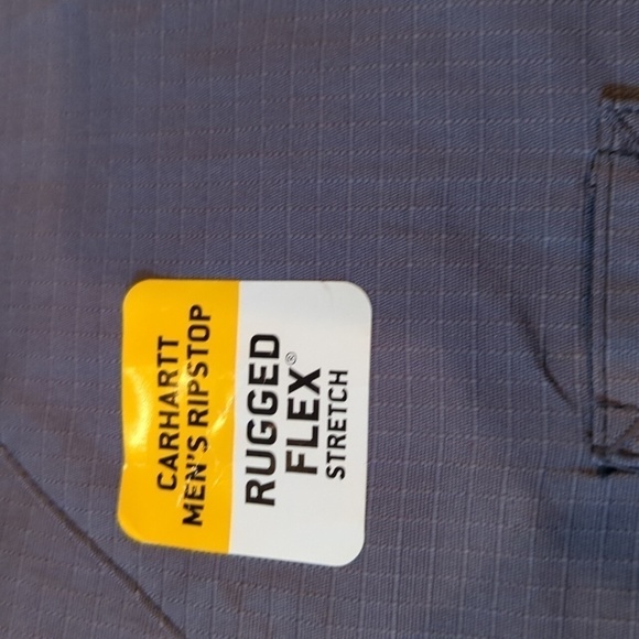 Carhartt Large Gray style #C16418 Rugged Flex Ripstop Chest Pocket Scrub… - Picture 4 of 14